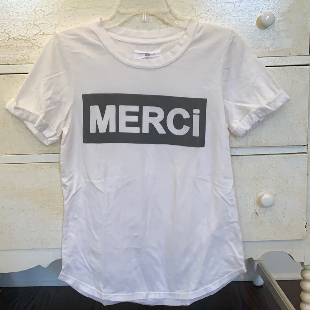 Anthropologie Merci graphic T shirt